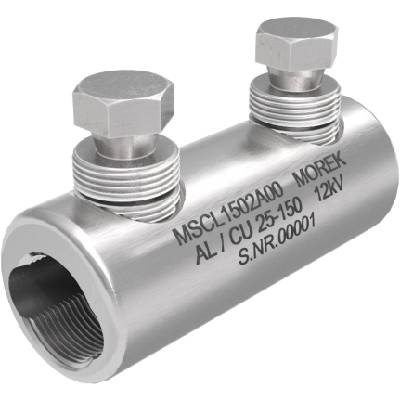 Кабелен съединител алуминиев покалаен Al/Cu 25-150mm2 12kV MSCL150 2x късащ се болт M16 - MSCL1502A00 (MSCL1502A00)