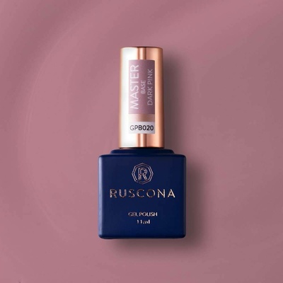 Ruscona Master Base UV gel DARK PINK 11 ml