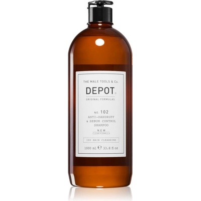 Depot No. 102 Anti-Dandruff & Sebum Control Shampoo šampón na obnovenie rovnováhy mastnej pokožky hlavy 1000 ml