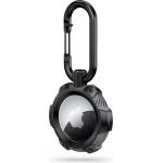 Tech-Protect Калъф с карабинер за Apple AirTag от Tech Protect Tpucarbon - Черен (9589046924002)
