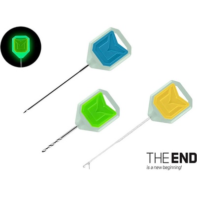 DELPHIN Fluo set T-End Grip 3XF 2x ihla + vrták