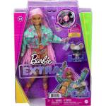 Mattel Barbie Extra Кукла Pink Braids Hair Dark Skin (GXF09)