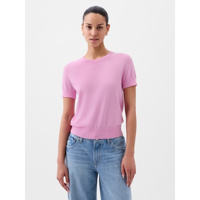 GAP Къс crop пуловер CashSoft GAP GAP | Rozov | ЖЕНИ | XXS