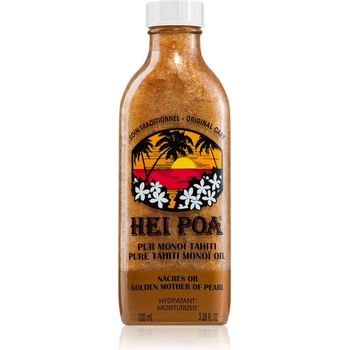 Hei Poa Pure Tahiti Monoï Oil Golden Mother of Pearl мултифункционално масло с блясък 100ml