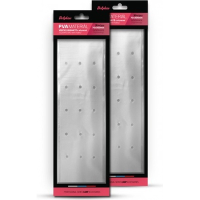 Delphin PVA sáček hranatý s otvory zatahovací 70x200 mm 10 ks