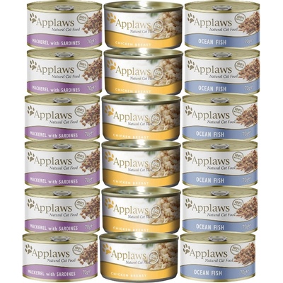 Applaws Cat Mix of Flavors 18 x 70 g