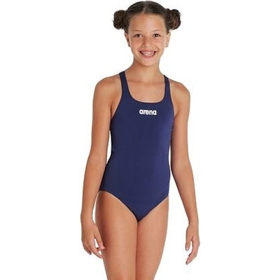Arena Performance Girls' Solid Team Swim Pre dievčenské plavky navy