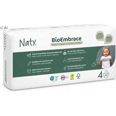 ECO BY NATY Bioembrace maxi 7 - 18 kg 44 ks