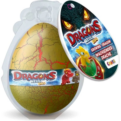 CRAZE Излюпващ се дракон Craze - Megga Egg, Яйце изненада, асортимент (C66393)