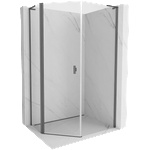 Mexen Mist L петостенна асиметрична душ кабина с врата 80x90 cm прозрачна (8A8L-080-090-66-00)