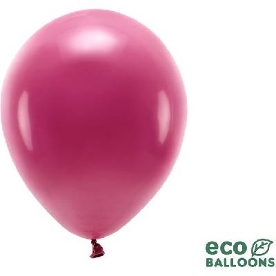 Party Deco ECO30P 082 10 Eko pastelové balóny 30cm Bordová
