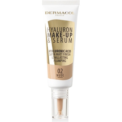 Dermacol Make up a sérum 2v1 Hyaluron Make up and Serum 02 Nude 25 g