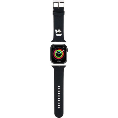 Karl Lagerfeld Karl Head NFT Remienok pre Apple Watch 38/40/41 Black KLAWMSLKNK