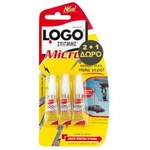 Super Glue Лепило моментно Logo 3х1г