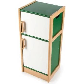 Bigjigs Toys - Дървен хладилник за детска кухня - Зелен (T0160)