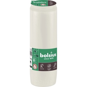 Bolsius Композитна свещ Bolsius 340 г 110 ч. бял капак хартия