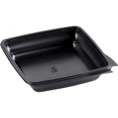 DUNI Krabica gourm pp čierna 1000 ml 197 × 197x44 mm