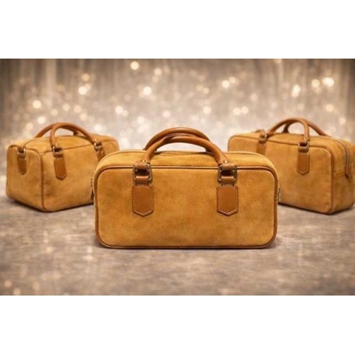 Max Original Leather Dámska kožená kabelka cognac 6