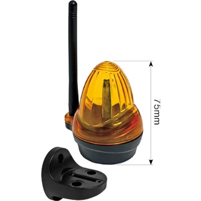 Universální LED maják - výstražný blikající maják , 12V, 24V, 230V – Zbozi.Blesk.cz