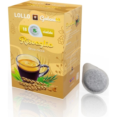 Lollo Caffé Rozpustný nápoj Risveglio Orzo Espresso ESE 18 ks
