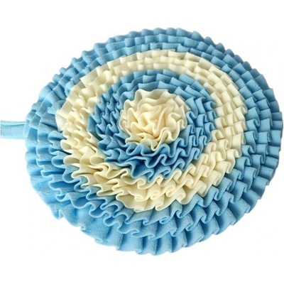 Dog Toy interaktivní zpomalovací čichací podložka 37 cm růžová modrá krémová