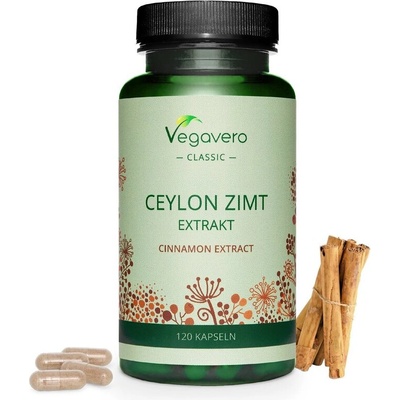 Vegavero Цейлонска канела 250 mg 120 капсули | Vegavero (VV-VITA-107)