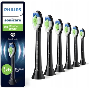 Philips Sonicare W2 Optimal White Black 6 pcs (HX6066/88)