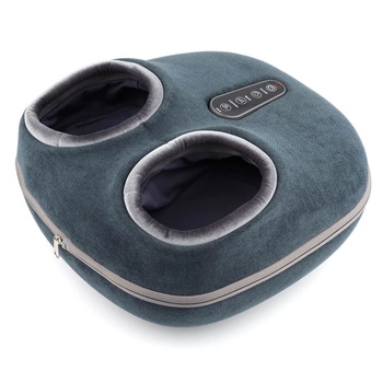 Medivon Масажор за крака 2в1 Medivon Artemis, 30W, 3 скорости, 3 нива, Загряване, Таймер, Дистанционно, Тиха работа, Син (Artemis)