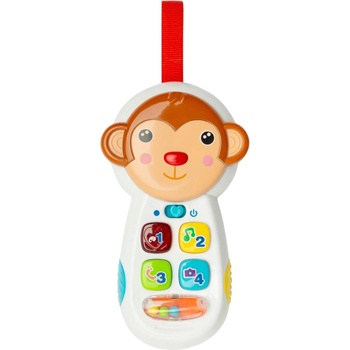 Caretero Toyz Образователна играчка Caretero Toyz - Музикален телефон, маймуна (TOYZ-9003)