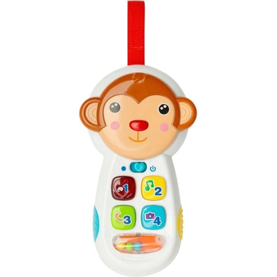 Caretero Toyz Образователна играчка Caretero Toyz - Музикален телефон, маймуна (TOYZ-9003)