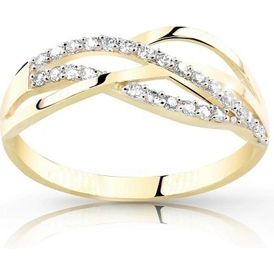 Zodiax Zlatý dámský prsten se zirkony 1848