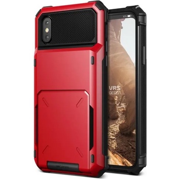 VRS Design Damda Folder -Apple iPhone X case red