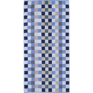 Cawö Кърпа Unique шахмат 50 x 100 см сапфирена (942 50/100 11)