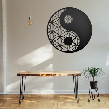 Decono Метална Декорация Ин и Ян