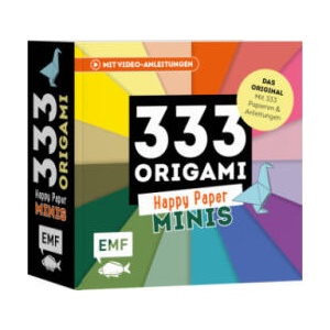 333 Origami Minis - Happy Paper - Dein dekorativer Wendeblock zum kreativen Falten & Notieren | Edition Michael Fischer (2025)