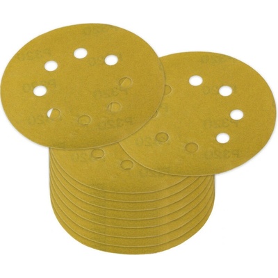 DEMA Brúsny papier pre excentrickú brúsku 125 mm P320, 10 ks