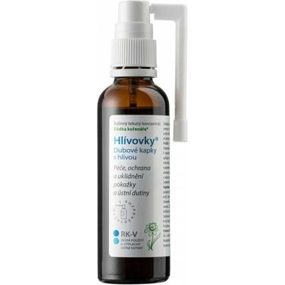 Dědek kořenář Novy Hlivovky Dubové kvapky s hlivou 50 ml