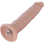 HISMITH HSA31 Slim Anal Silicone Dildo KlicLok 17.8cm Skin
