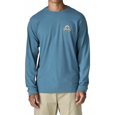 Patagonia L/S Great Waves Responsibili-Tee shore blue