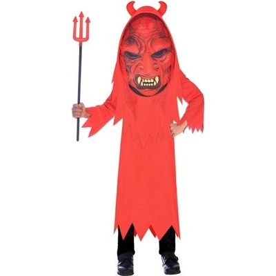 Amscan Детски карнавален костюм Amscan - Devil Big Head, 8-10 години (194099009027)