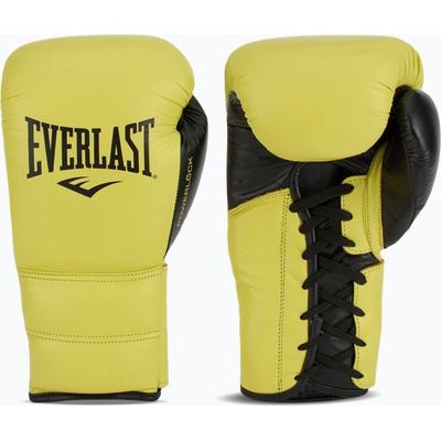 Everlast Боксови ръкавици Everlast Powerlock 2 Laced Pro Training neon yellow