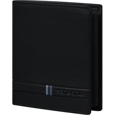 Samsonite Flagged pánska kožená SLG 144 W S Billfold 8Cc + HFL + C + 2C 09 Black SA