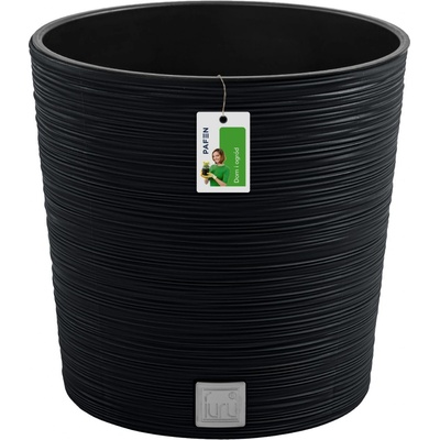 Prosperplast Květináč FURU ROUND 30 cm antracit