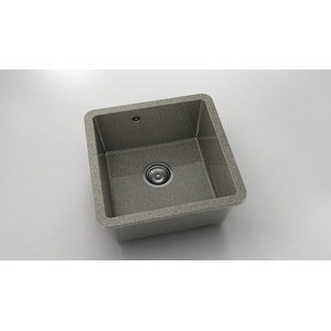 FAT Мивка за долно вграждане Vanguard 222, Granicite, 940 Space Gray, с включен сифон Мивка за вграждане