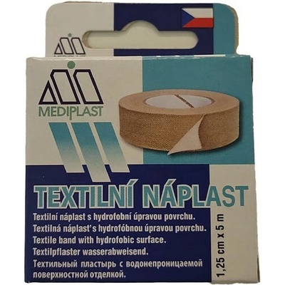 MEDIPLAST Textilná náplasť 1111 1,25 cm x 5 m, cievka
