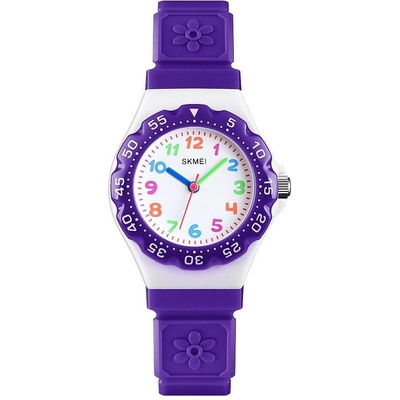 Skmei Детски часовник SKMEI Flower, Лилав, Различни цветове (SKMEI-1483-KIDS-PURPLE)