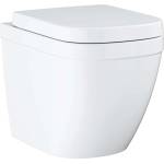 GROHE Euro Ceramic - Стояща тоалетна с седалка със система „softclose, без рамка, Triple Vortex, алпийско бяло 39839000 (39839000)