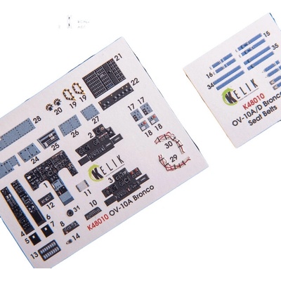 Bronco Kelik OV-10A Interior 3D Decals 1:48