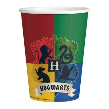 Amscan Papierové poháre Harry Potter fakulty 250 ml