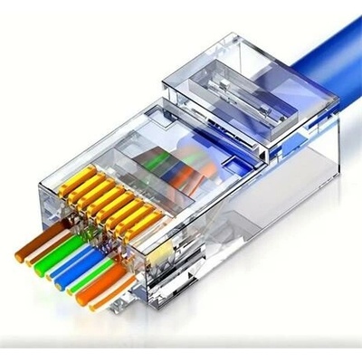 PremiumCord průchozí konektor RJ45 8pinů UTP Cat6 SRJ45P-C6 – Hledejceny.cz